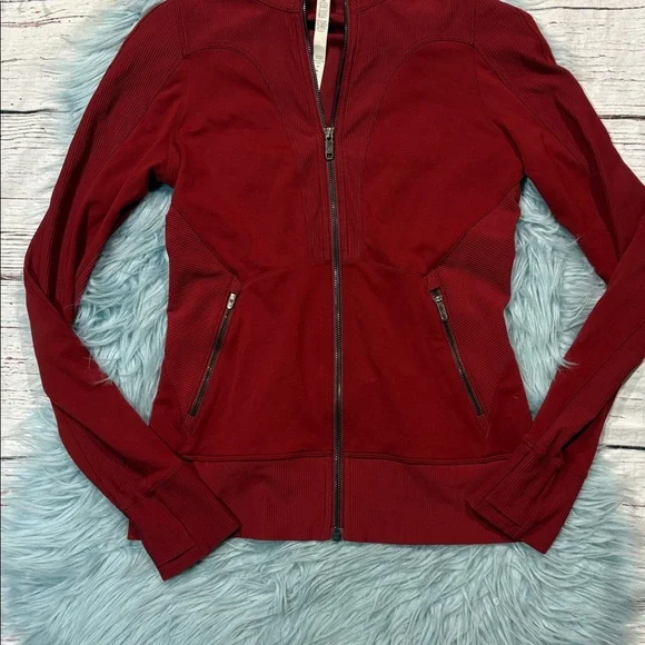 Lululemon Movement to Movement Jacket - Dark Sport Red - Picture 6 of 10